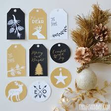 Black White And Gold Free Printable Christmas Gift Tags Christmas Gift Tags Printable Free Printable Christmas Gift Tags Christmas Gift Tags