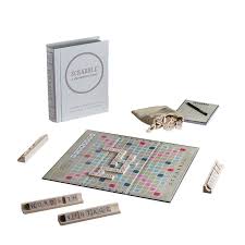 Scrabble Game Linen Book Vintage Edition