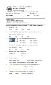 Soal uas kelas 3 semester 1. Contoh Soal Uas Mtk Kelas 3 Semester 1