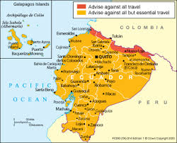 By venezuela to the east, and by brazil to the southeast. Ecuador Travel Advice Gov Uk