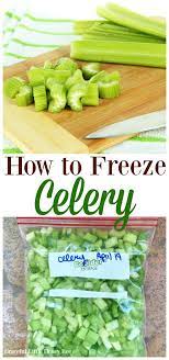 How To Freeze Celery Graceful Little Honey Bee