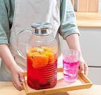 Amazon.com: Karafu 3 Liter/100 Oz Glass Pitcher with Lid ...