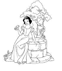 Snow White Coloring Pages Here Is A Beautiful Collection Of Snow White And Th Disney Princess Coloring Pages Snow White Coloring Pages Princess Coloring Pages