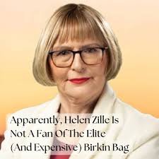 Helen Zille Shares Her Honest Thoughts On Luxury Handbags