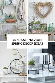 In a typical scandinavian home decor, walls are often painted in white in order for the furniture and so when decorating a scandinavian living room, focus on the use of these neutral colors in order to. 27 Peaceful Yet Lively Scandinavian Spring Decor Ideas Digsdigs