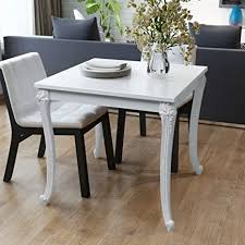 Kitchen table games & bistro. Amazon Com Daonanba Moderne Dining Table Bistro Table Bar Table Kitchen Table Rectangular High Gloss Sleek Design With Lightweight Plastic Legs For Living Room Kitchen Party Restaurant 31 5 X31 5 X30 Tables