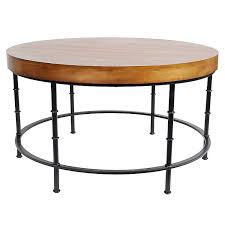 It only had four large pieces and then the screws to connect those pieces. Honey Nut Wood And Metal Round Coffee Table Kirklands