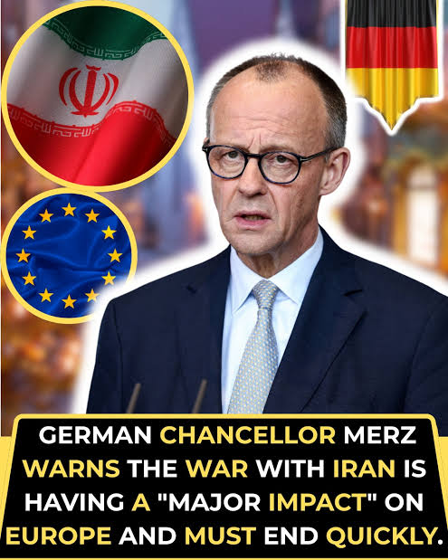 German Chancellor Friedrich Merz warns Iran war impacts European stability