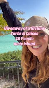 Giveaway of a lifetime. you and 9 of your family or besties jetting off to  Turks and Caicos for 4 days. You'll be staying