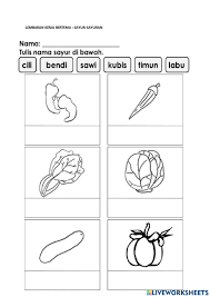 Documents similar to lembaran kerja bm prasekolah tema hobi. Tema Sayur Sayuran Worksheet