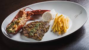 Choose any cut of red meat and pair it with a seafood choice such as: Steak Lobster Warren Street London Restaurant Reviews Bookings Menus Phone Number Opening Times