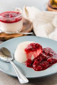 Panna cotta with coconut milk, poached rhubarb & strawberrymurmures. Perfect Coconut Panna Cotta Served 3 Ways The Flavor Bender