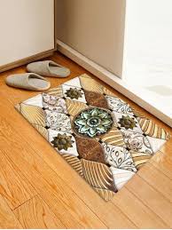 3d Flower Pattern Decorative Floor Mat Floor Decor Cool Rugs Rugs On Carpet