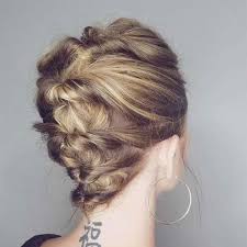 Braided mohawks become even more intriguing if your hair is not traditional in color. 45 Cute Easy Updos For Short Hair 2021 Guide