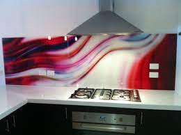 Acrylic, ceramic, laminate, quartz and glass. Seein Design Print House Printed Glass Splashbacks Glass Splashback Glass Kitchen Cabinet Doors Printed Glass Splashbacks