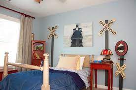 Pin By Melissa Vasa On Mama S Boys 3 Train Room Decor Toddler Rooms Boys Train Room