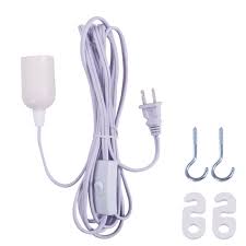 Hde 12 Ft Hanging Light Cord E26 E27 Bulb Socket Lantern Pendant Light With Two Prong Us Plug On O Lantern Pendant Lighting Hanging Pendants Pendant Light Cord