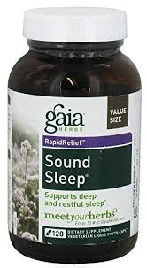 Gaia Herbs Sound Sleep Herbal Formula 120 Veggie Liq Caps Review Gaia Herbs Herbalism Adrenal Health