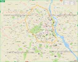 For custom/ business map quote +91 8929683196 | apoorv@mappingdigiworld.com. Delhi City Large Map