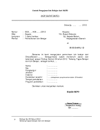 Formulir situ harus dilengkapi lampiran surat keterangan izin tertulis dari tetangga sekitar lokasi usaha. Contoh Surat Izin Belajar Dari Atasan Langsung Download Kumpulan Gambar