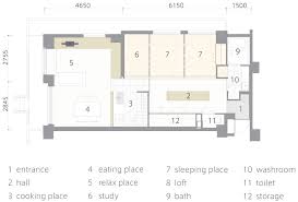The first floor provides enough room for three bedrooms, a kitchen, and a bathroom with a shower and toilet. Sinato S Fujigaoka T Apartment Revamp In Kanagawa