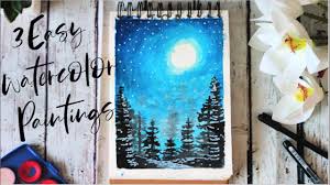 What to paint when bored. 3 Super Easy Watercolor Paintings To Do When You R Bored In Quarantine Youtube