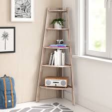 Floating wood corner shelf, reclaimed wood wall shelf, rustic wooden shelf organizer•handcrafted and painted by north carolina artisans•created with naturally distressed, reclaimed wood•provides a. Wood Corner Shelf Unit Wayfair
