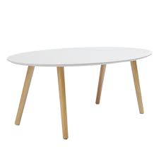 Ovaler clubtisch glastisch couchtisch wohnzimmertisch hochglanz weiß y9y9. Limal Couchtisch Wohnzimmertisch Oval Weiss Braun Real De