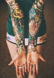 Black And White Sleeve And Color Sleeve Home Of Weird Pictures Strange Facts Bizarre News And Odd Stuff Sleeve Tattoos Tattoo Sleeve Designs Tattoos