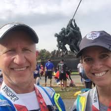 Mike Barta & Anne Emmerth have been active duty members for 10 years! (They  are 2 of 13 boot campers who've been active for 10 or more years!) This  morning Anne, in