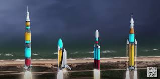 Spacex's falcon 9 rocket will launch from nasa's kennedy space center in cape canaveral, florida. Saturn V Sls Falcon Heavy And Space Shuttle Launch Video