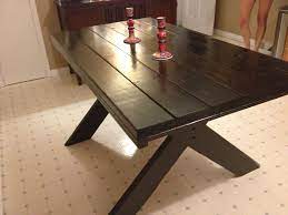 Large farm style dining table. Dining Room Large Farm Style Dining Table With Classic X Style Legs Ideas Awesome Farm Sty Picnic Style Dining Table Farmhouse Style Furniture Dining Table