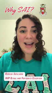 Our NVP Ritual and Fraternity Education, Rebecca Sepulveda joined for  friendship and sisterhood and she definitely found that and much more! ❤️🌹 