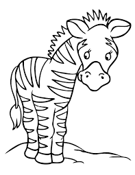 Zebras have long been able to amuse adults and children by the unusual color pattern of their coats. Zebra Coloring Pages For Kids Coloring4free Coloring4free Com