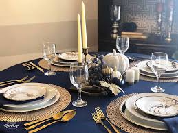 You can't have thanksgiving dinner without silverware! Effortless Blue Thanksgiving Dinner Table Decor My Design Rules