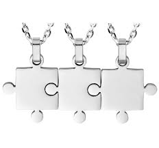 Jul 14, 2021 · details get this 1000 piece puzzle times square for $5.99 after amazon coupon code. Kebaner Best Friend Couples Puzzle Necklace 2 3 4 5 6 7 8 Piece Silver Black Gold Tone Stainless Steel Buy Online In Angola At Angola Desertcart Com Productid 42003776