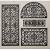 Half Moon Rubber Door Mats