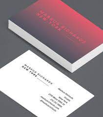 I recommend business cards or luxe business cards; Browse Business Card Design Templates Moo United States Name Card Design Business Card Template Design Business Card Design