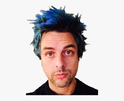 Singers, billie eilish, american, blue eyes, face, white hair. Billie Joe Armstrong Blue Hair Hd Png Download Kindpng