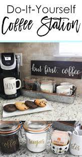 How To Set Up A Functional Coffee Station In Your Kitchen Http Www Housedesigns Top 2017 07 28 How To Easy Home Decor Diy Coffee Station Home Decor Tips