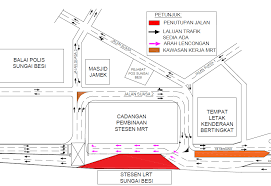 Laluan ini merupakan laluan alihan laju bermuatan berat pertama di dunia yang menggunakan kereta api tanpa pemandu dan automatik sepenuhnya yang. Mrt Corp Road Diversion In Front Of Sungai Besi Lrt Facebook