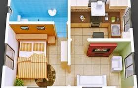 The outdated wallpaper was removed and the walls were painted light blue. Modern Tiny House Design Ideas