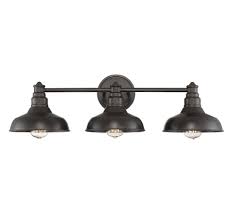What kind of lighting does the farmhouse have? Trade Winds Lighting Tw80019orb Industrial Barn Modern Farmhouse 3 Light Metal Shade Bathroom Vanity Wall Sconce In Oil Rubbed Bronze 9 H X 30 W Walmart Com Walmart Com
