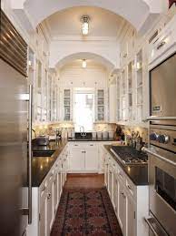 33 Small But Stylish Galley Kitchens Galley Kitchen Design Luxury Kitchen Design Galley Kitchen Renovation