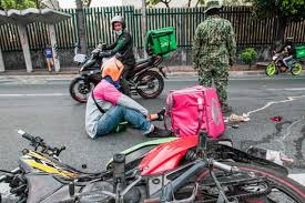 We, from foodpanda, love food just as much as our clients do. Food Panda Rider Gets Into Accident Food For Delivery Wasted