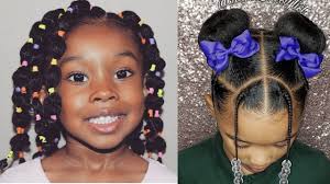 For toddler girls with long hair, they can go with this cute hairstyle. Cute Toddler Natural Hairstyles Compilation 2 Youtube