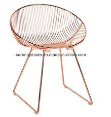 Wired chair, metal chair, steel chair, outdoor chair, garden chair. China Modern Outdoor Event Leisure Rose Gold Metal Wire Chair For Wholesale China Modern Wire Chair Metal Wire Chair