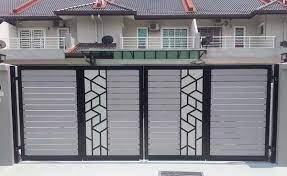 Model pagar minimalis ini yang sering dipakai pada kebanyakan rumah minimalis. Pagar Rumah Minimalis Besi Ide Pagar Murah Desain Rumah 2 Lantai Minimalis