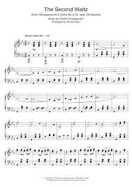 The Second Waltz Sheet Music Andre Rieu Piano Solo