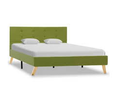 Bett 120x200 mit matratze und lattenrost ikea from www.ikea.com betten 120x200 cm in großer auswahl. Vidaxl Bettgestell Grun Stoff 120 X 200 Cm Vidaxl De
